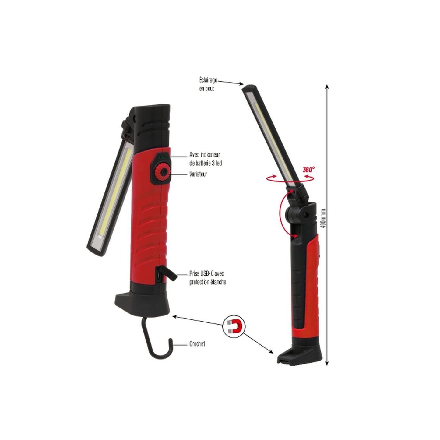 02324 baladeuse repliable 40cm
