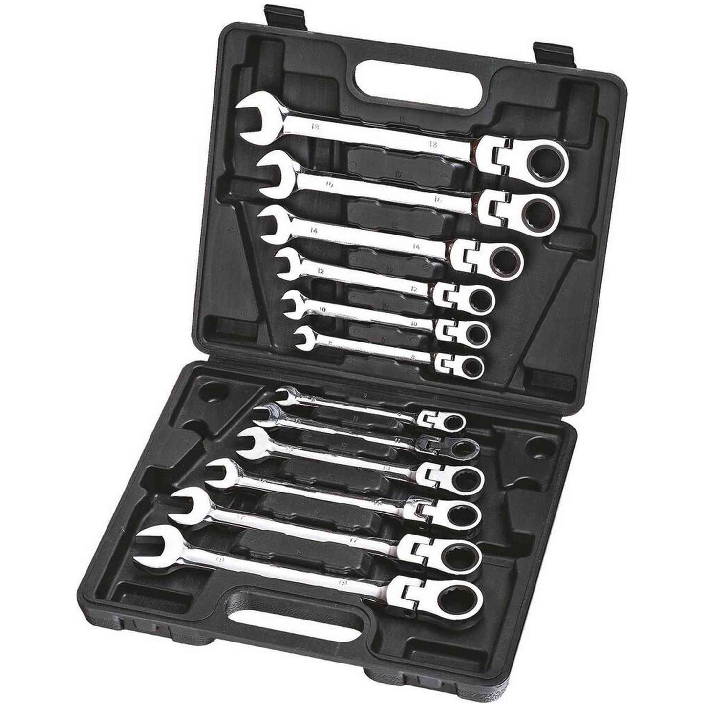 12 CLES MIXTES ARTICULEES A CLIQUET EN MALLETTE