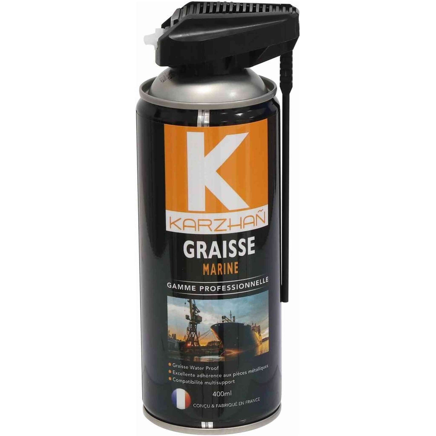 Aérosol Karzhan 400ml graisse marine