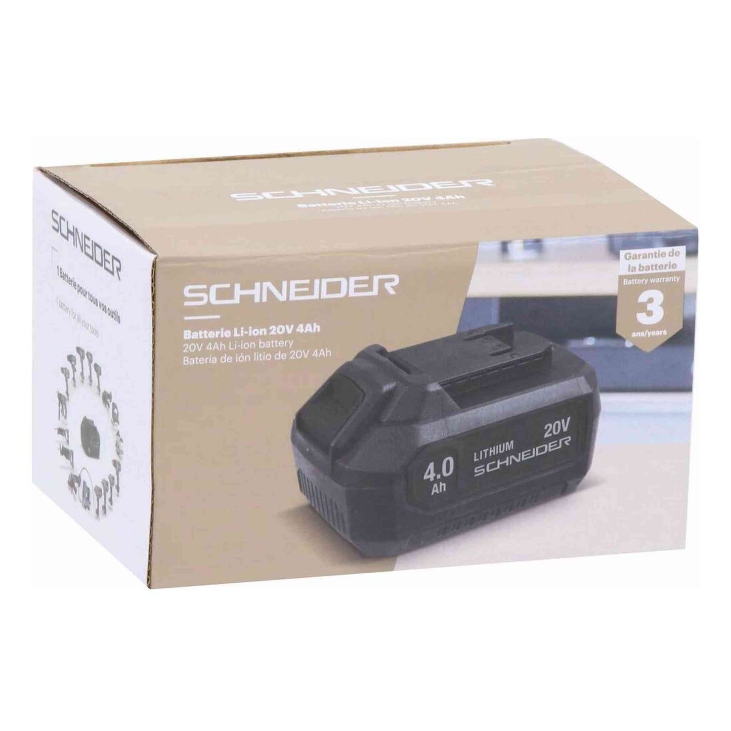 BATTERIE 4AH /ELECTROPORTATIF SCHNEIDER