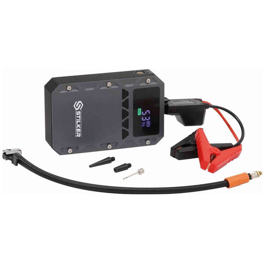 Booster 12V 800A avec power bank 8000 mAh et gonfleur