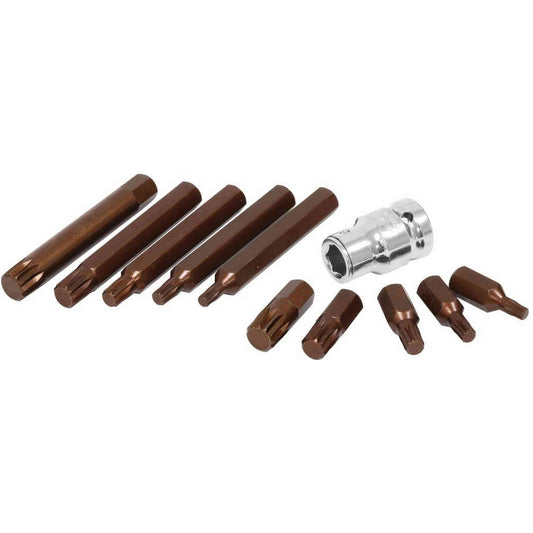 COFFRET DE 11 EMBOUTS DE VISSAGE 12 PANS XZN