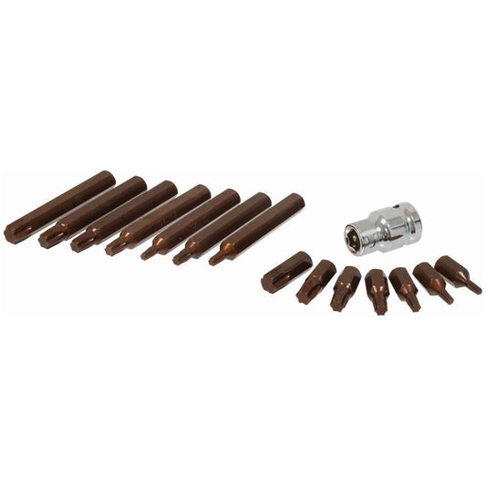 COFFRET DE 15 EMBOUTS DE VISSAGE TORX