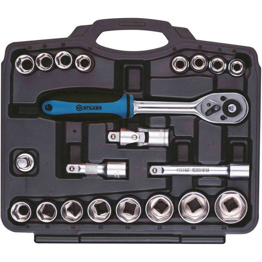 COFFRET DE 21 PCS - DOUILLES 1/2"