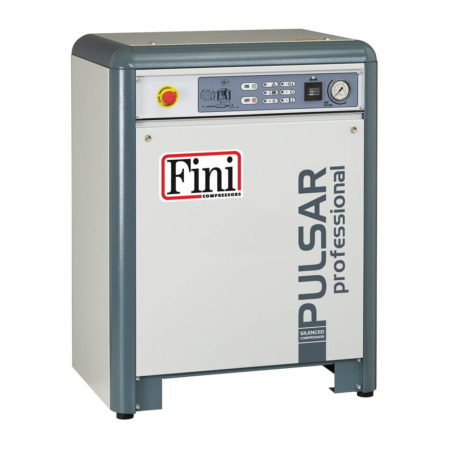 PULSAR K50/10SD - Compresseur à piston insonorisé marche lente 10 CV 400 V Tri