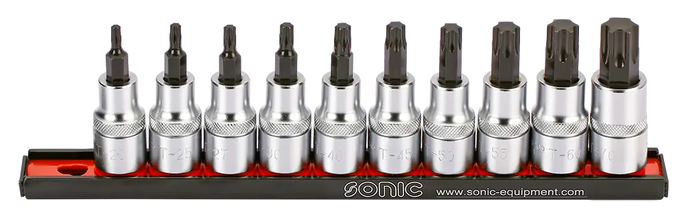 Rack d'empreintes 1/2'' Torx on rail 10-pcs.