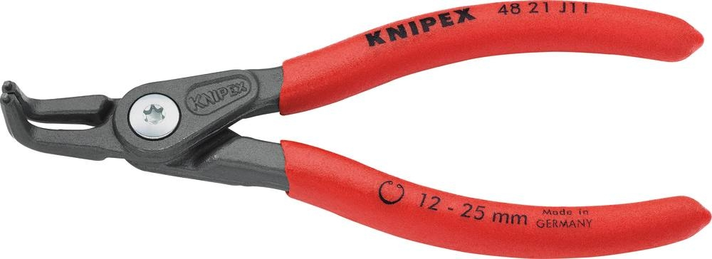Pince coudée à 90° 130mm pour circlips intérieur 12/25mm