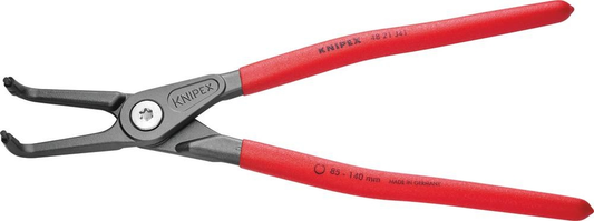 Pince coudée à 90° 310mm pour circlips intérieur 85/140mm