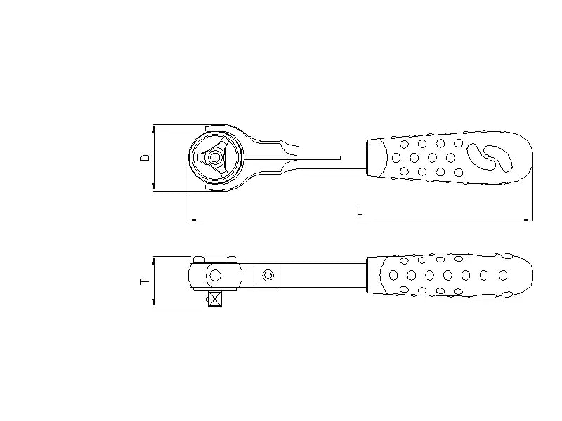 Cliquet à tete rotative 3/8'' 72 dents