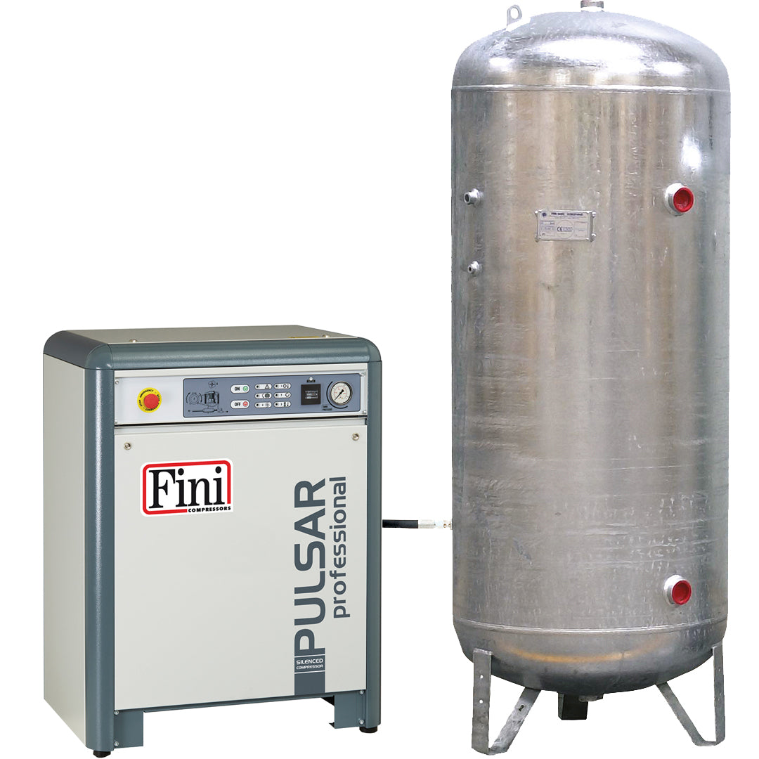 PULSAR K50/10SD/500VG - Compresseur à piston insonorisé 10 CV cuve galva 500 L