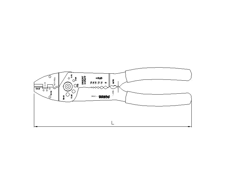 Pince à dénuder 10''