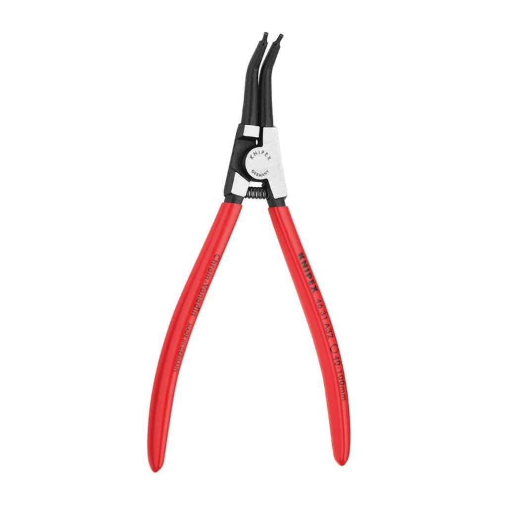 Pince coudée à 45° 210mm pour circlips extérieur 40/100mm
