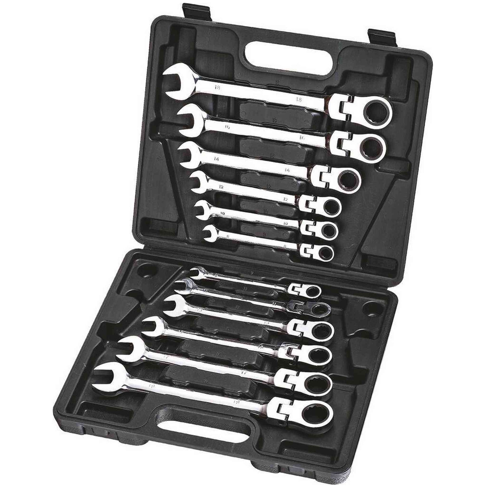 12 CLES MIXTES ARTICULEES A CLIQUET EN MALLETTE