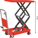 Table élévatrice mobile double ciseau 350kg levée max 1,3m