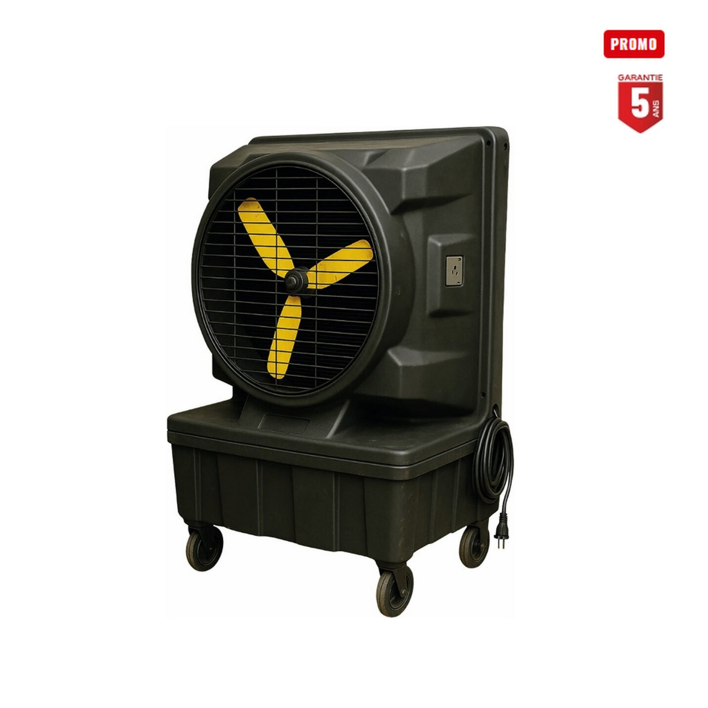Rafraîchisseur d'air mobile 640W - 130L - 22000 m³/h