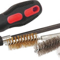 Brosse goupillon inox-nylon-laiton - coffret de 38 pcs