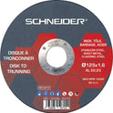 BT 10 DISQUES INOX 125X1.6 INOX BOITE METAL SCHNEIDER