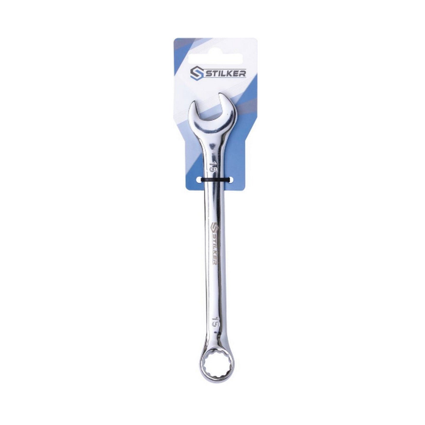 Clé mixte 15mm sur carte