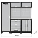 MOBILIER D'ATELIER 3 ELEMENTS INOX 430