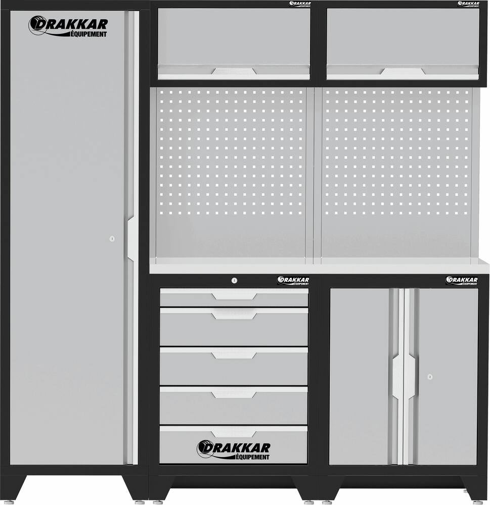 MOBILIER D'ATELIER 3 ELEMENTS INOX 430