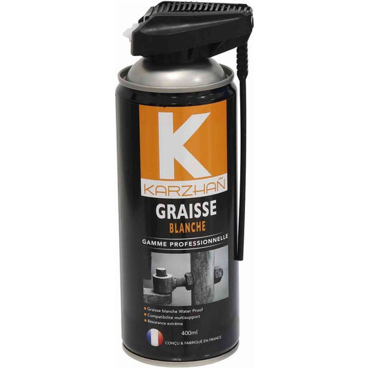 Aérosol Karzhan 400ml graisse blanche