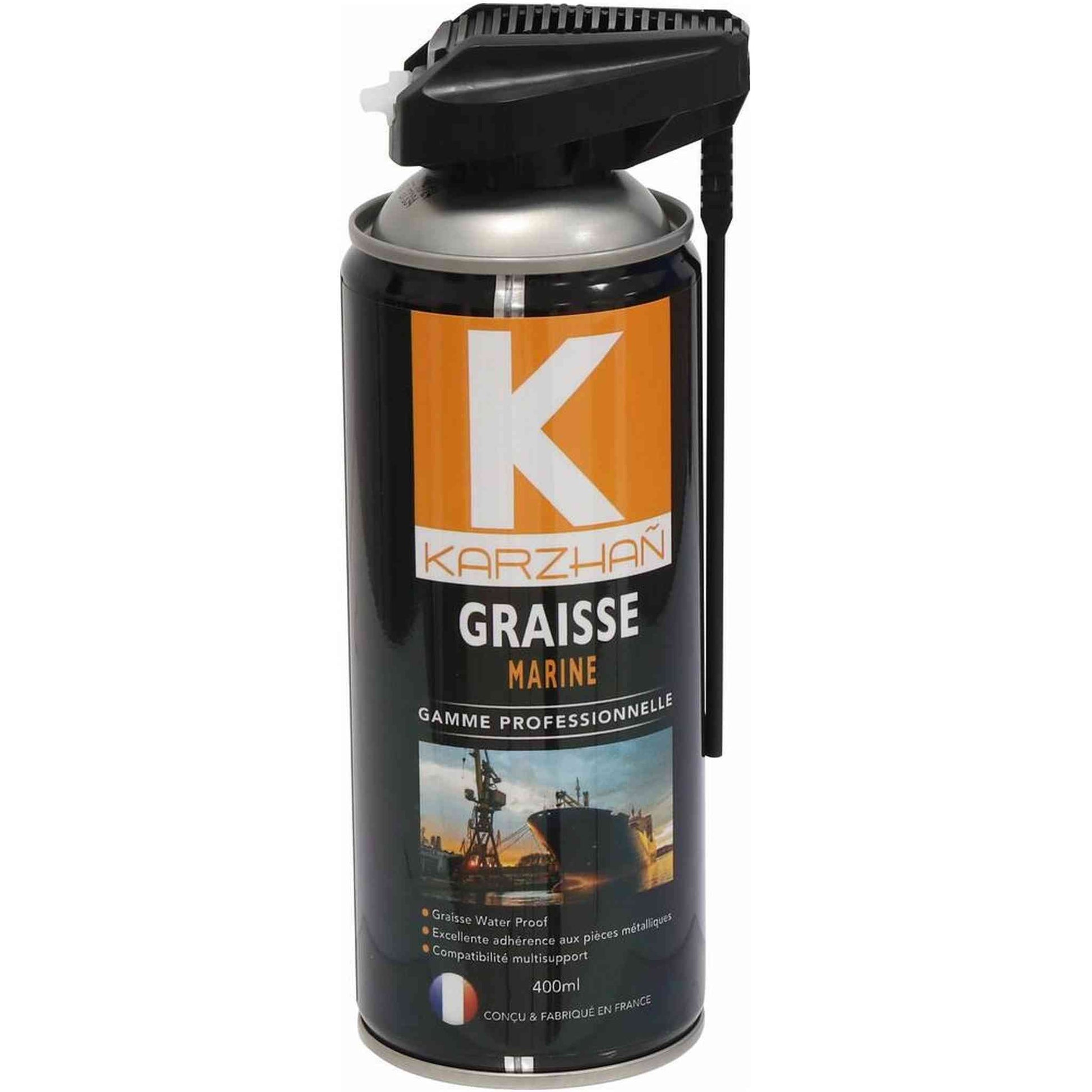 Aérosol Karzhan 400ml graisse marine