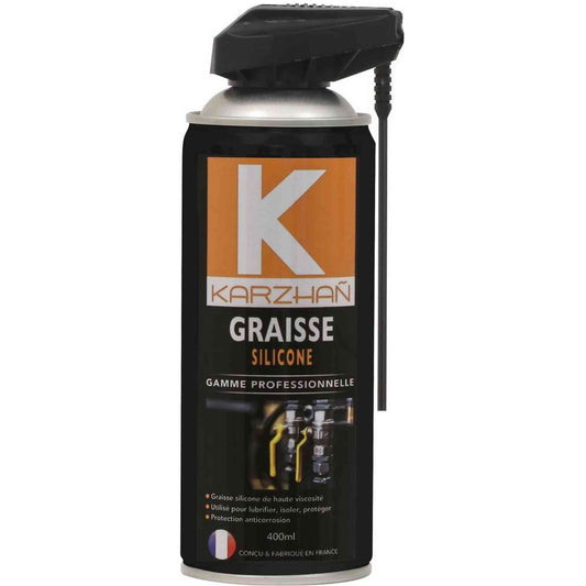Aérosol Karzhan 400ml graisse silicone