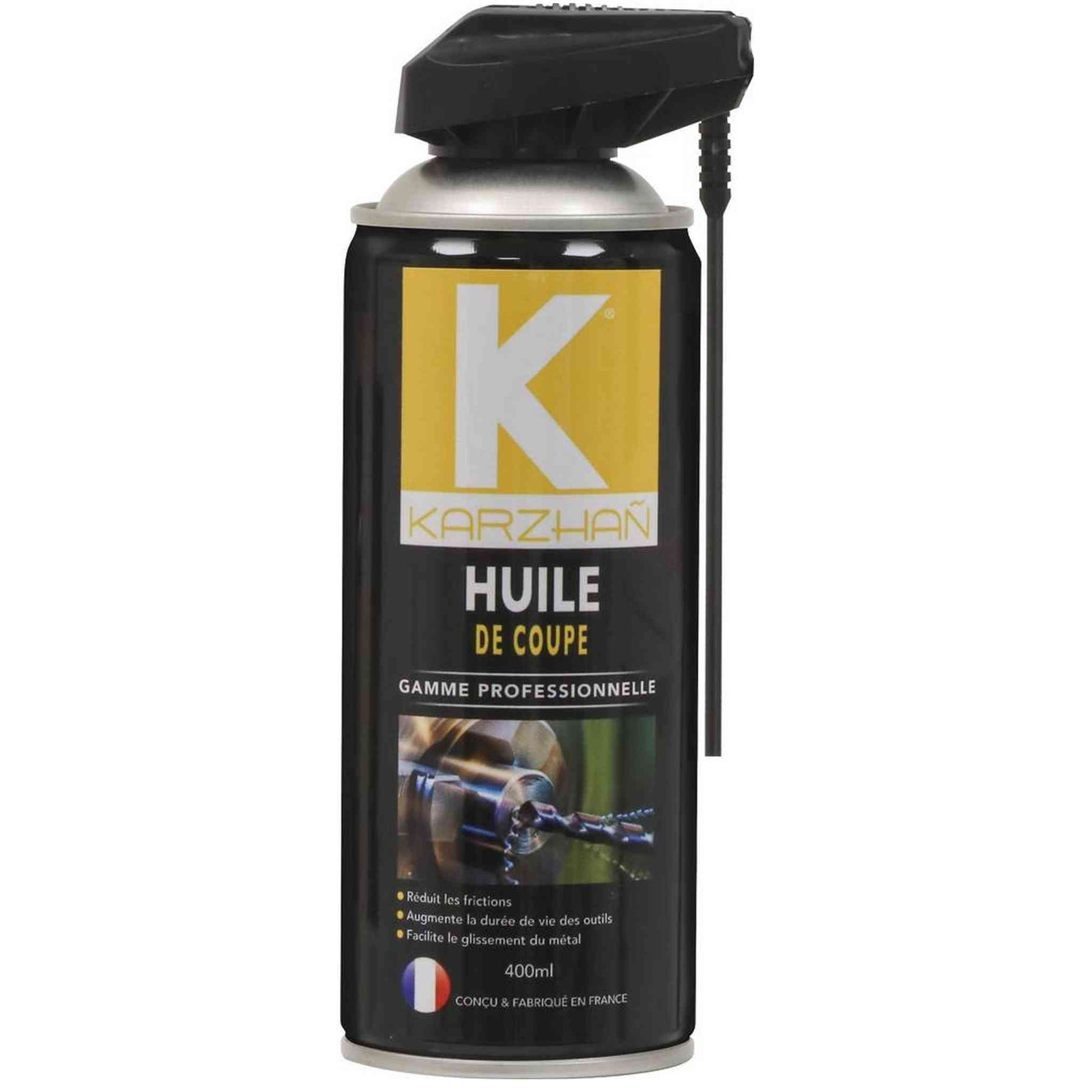 Aérosol Karzhan 400ml huile de coupe entière