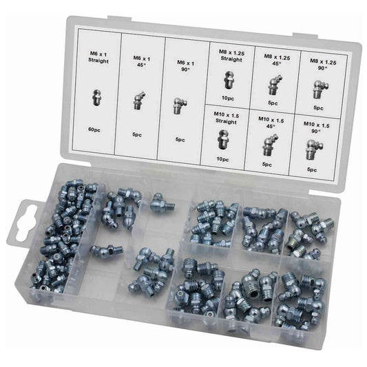 Assortiment 110 pcs graisseurs hydrauliques