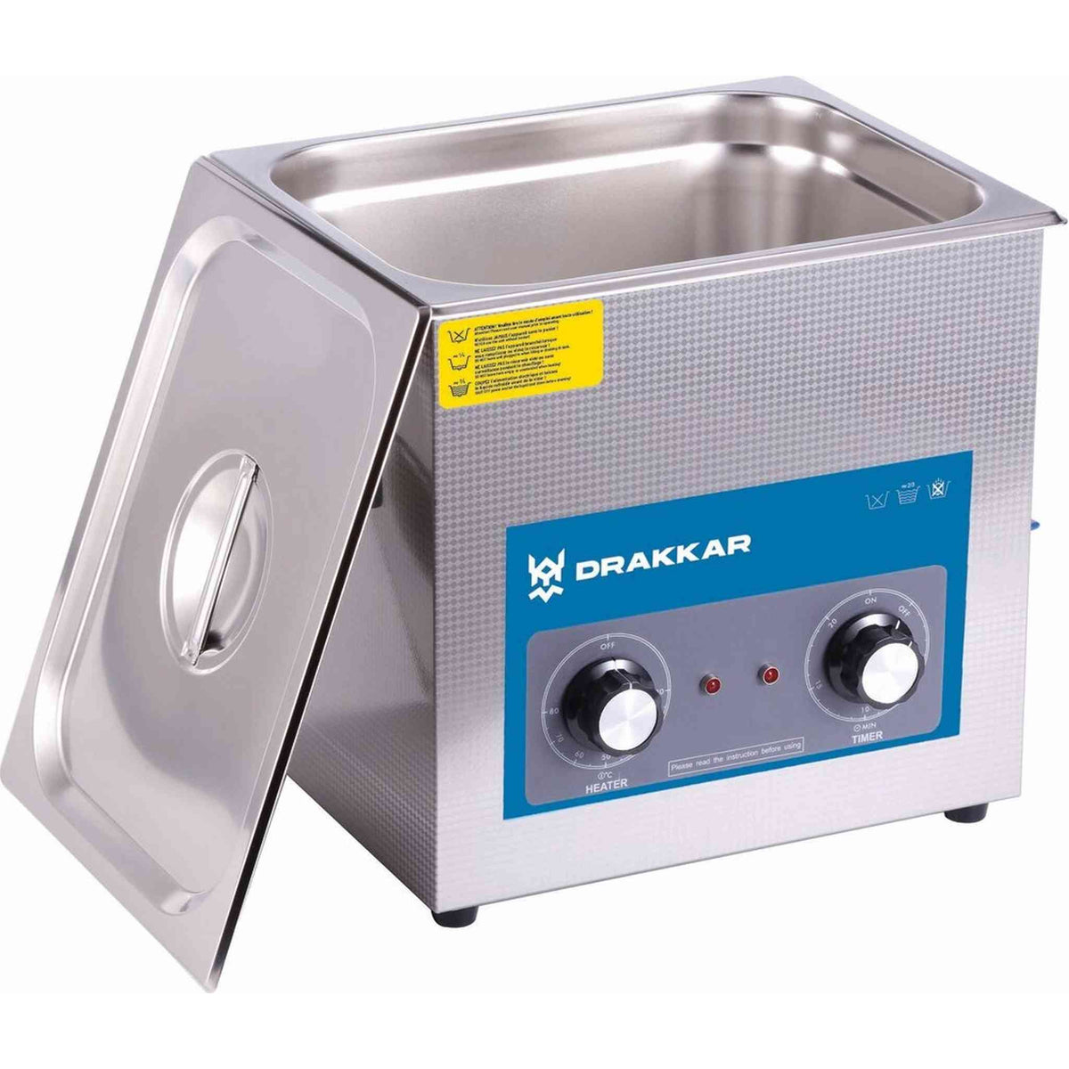 Bac inox à ultrasons 10L 240W