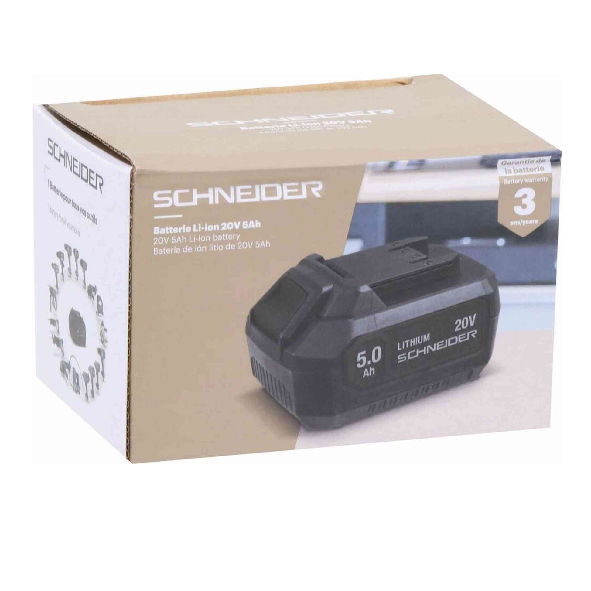 Batterie 5AH / électroportatif schneider