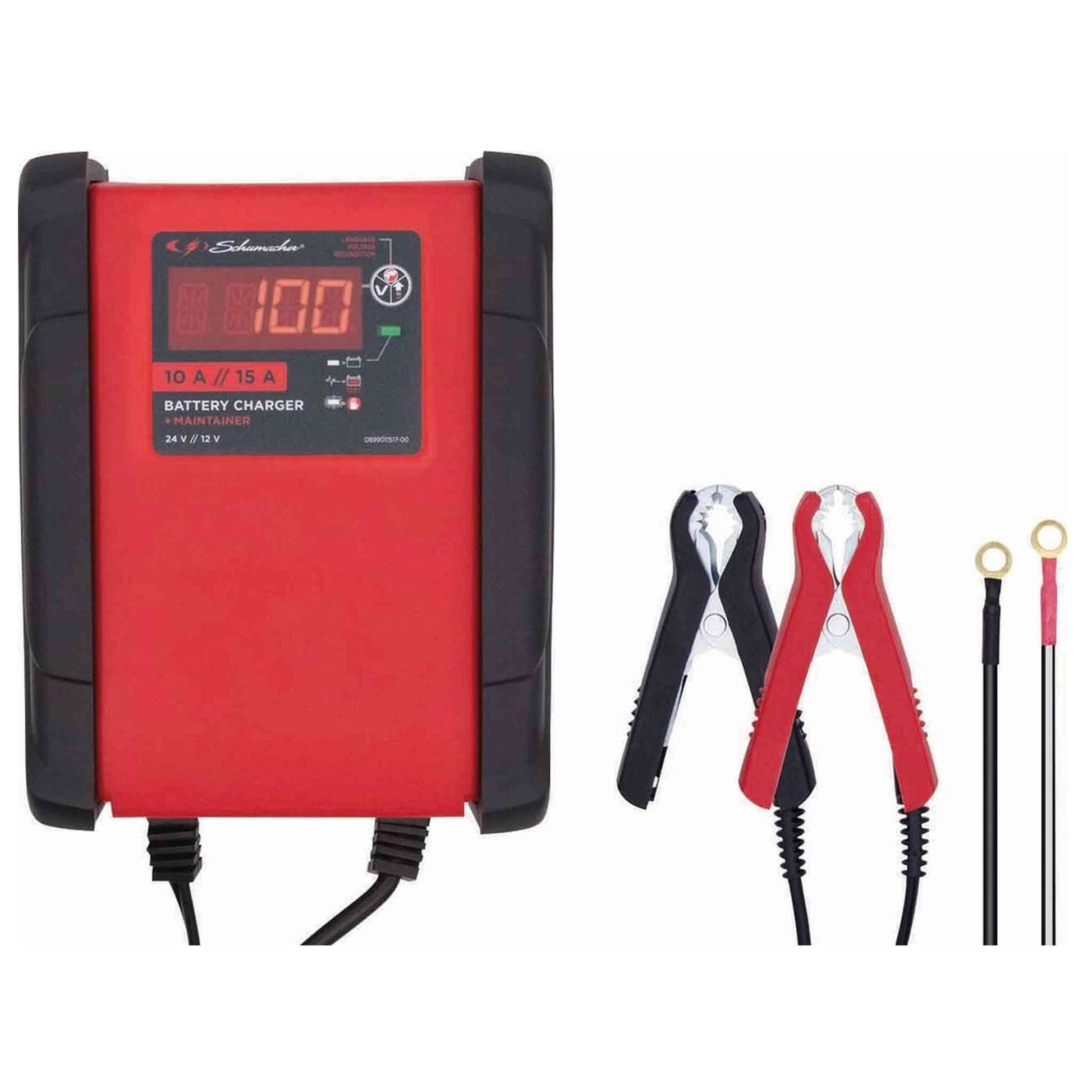 CHARGEUR DE BATTERIE AUTOMATIQUE 12/24V-15A/10A - SPI 1224