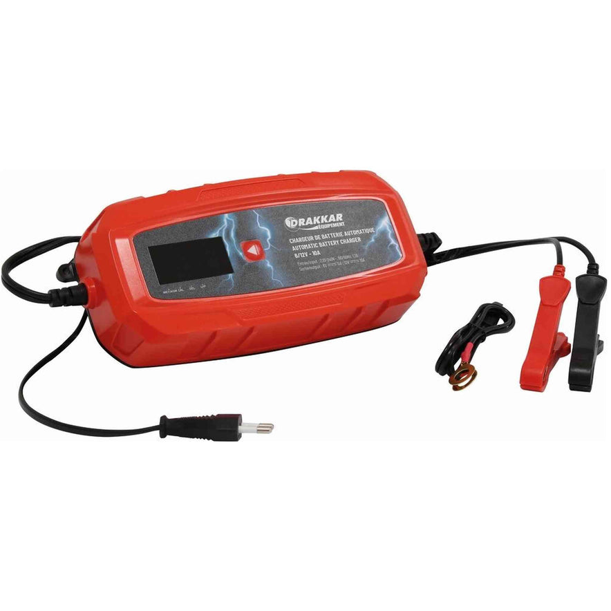 CHARGEUR DE BATTERIE AUTOMATIQUE 6/12V - 10A