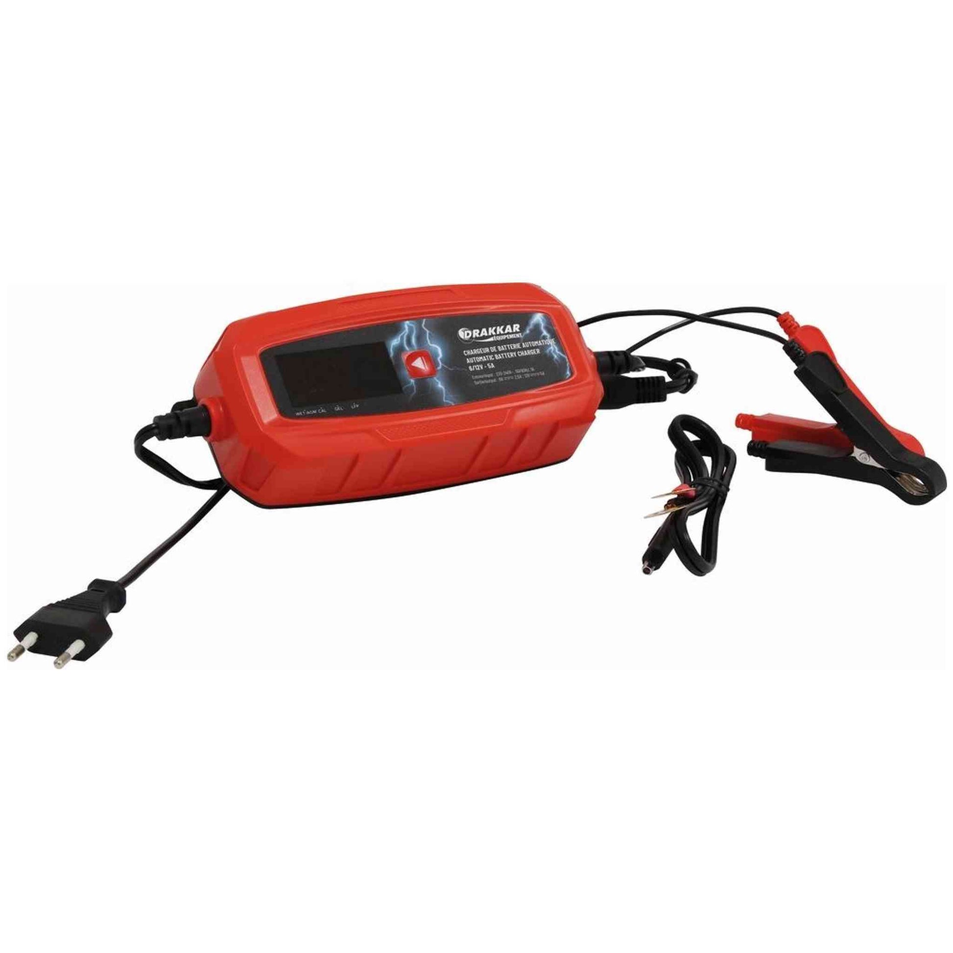 CHARGEUR DE BATTERIE AUTOMATIQUE 6/12V - 5A