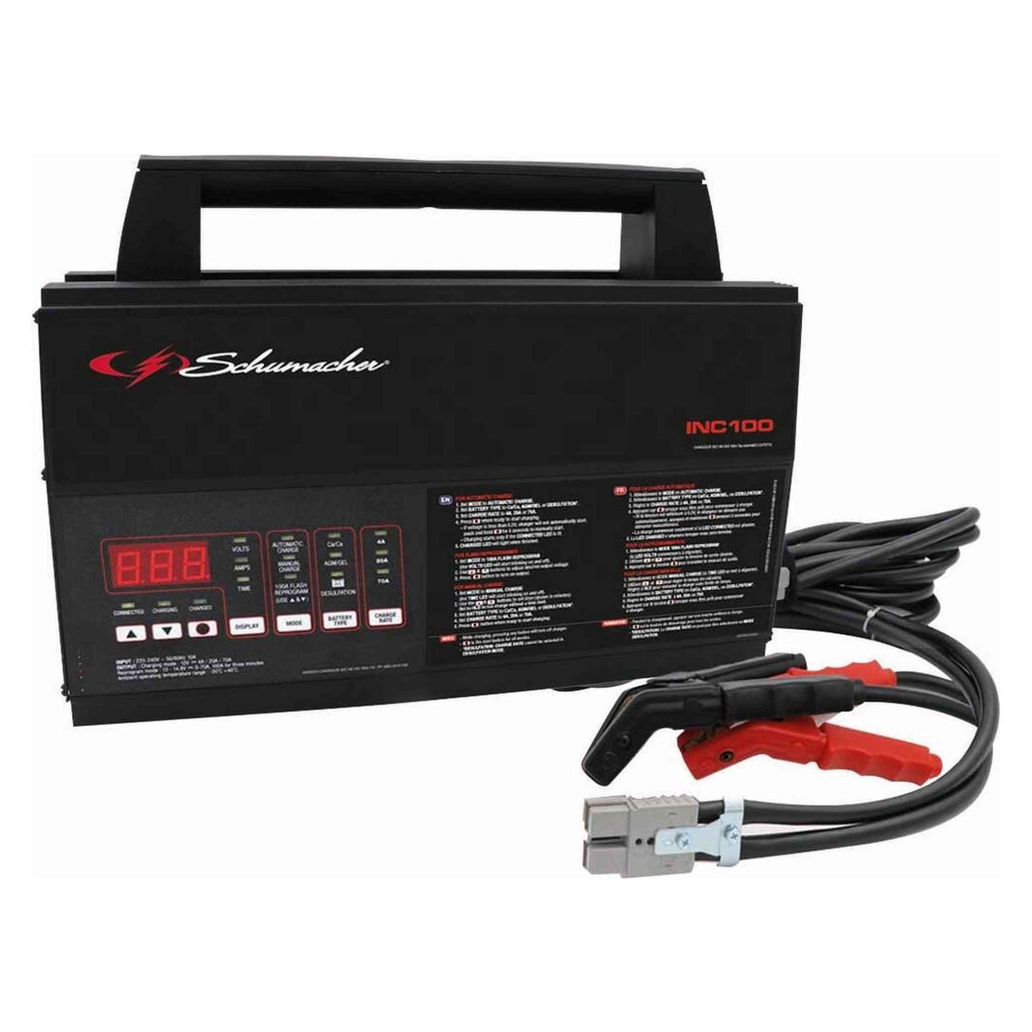 CHARGEUR DE BATTERIE AUTOMATIQUE 70A POUR TRAVAUX DE DIAGNOSTIC