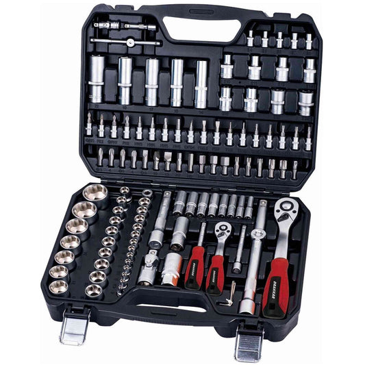 COFFRET DE 110 PCS - DOUILLES 1/4" ET 1/2"