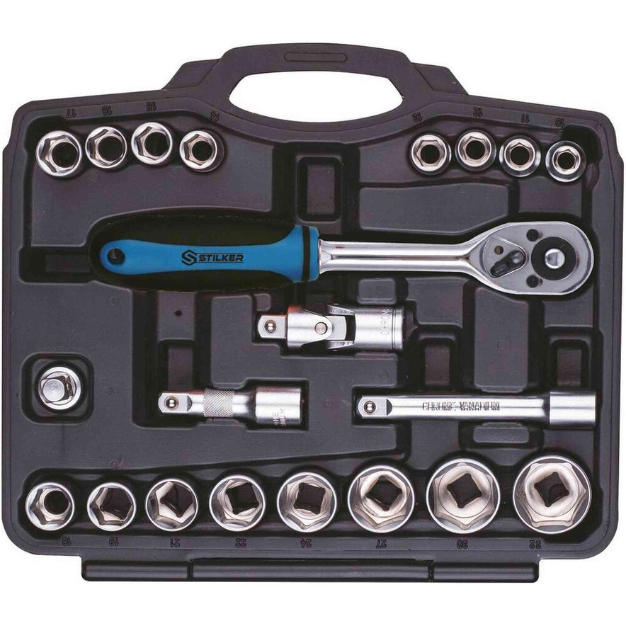 COFFRET DE 21 PCS - DOUILLES 1/2"