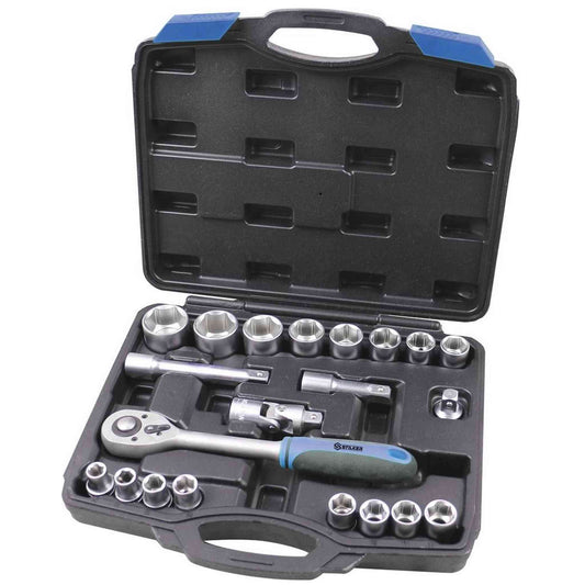 COFFRET DE 21 PCS - DOUILLES 1/2"