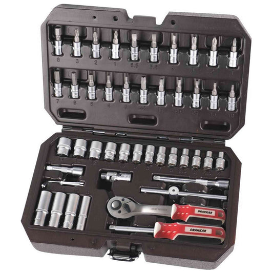 COFFRET DE 48 PCS - DOUILLES 1/4"