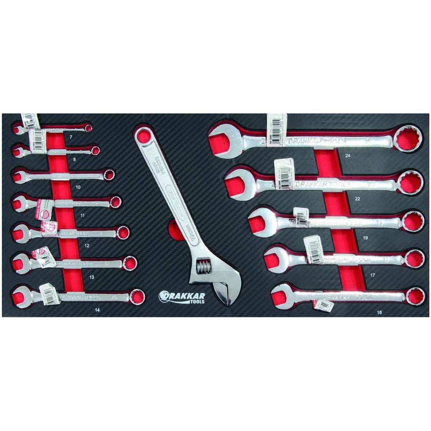 COFFRE DE SERVANTE 4 TIROIRS MODULES CARBONE - 192 OUTILS