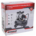 COMPRESSEUR SILENCIEUX 24L 8 BARS 1.5CV - SANS HUILE