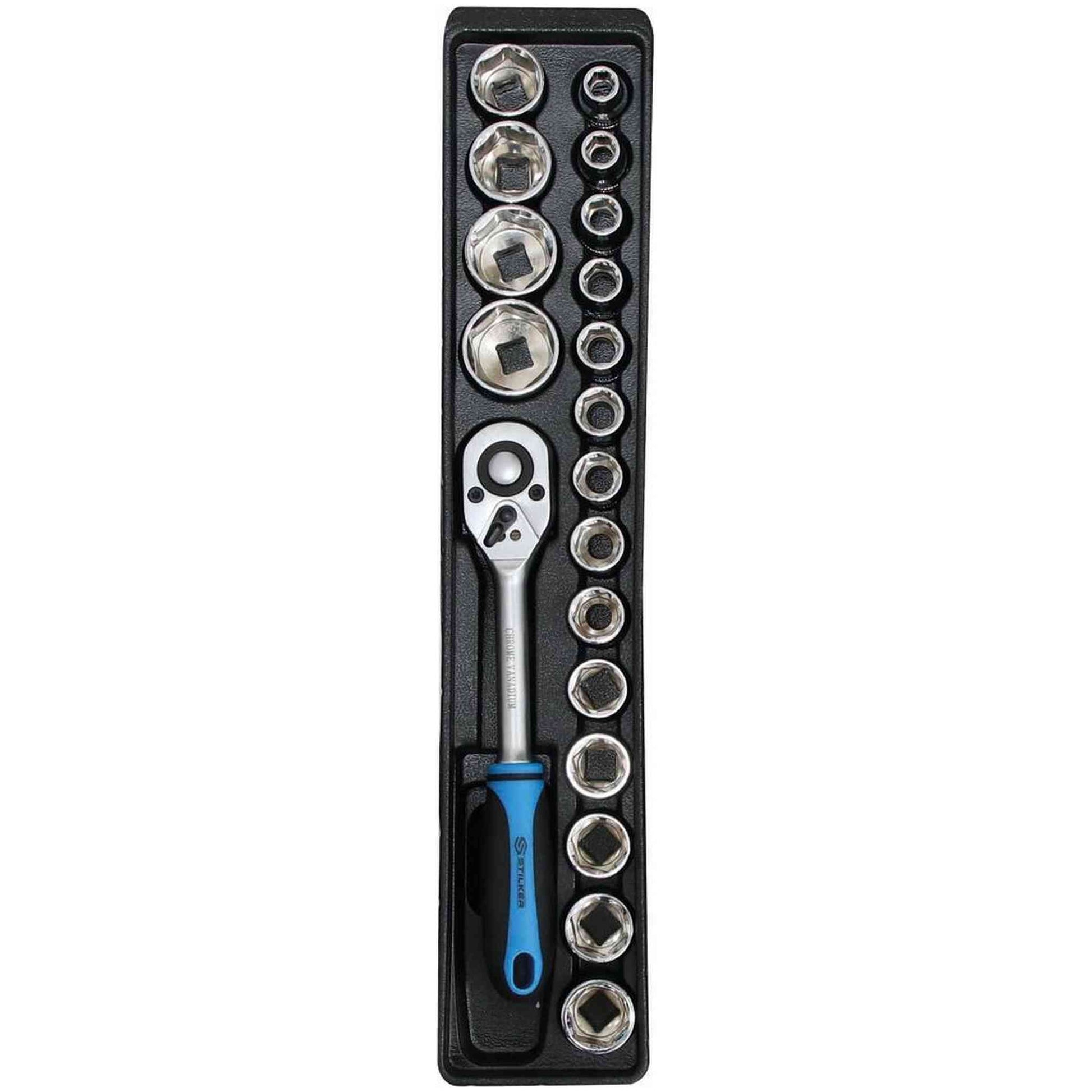 Caisse à outils composée de 85 outils