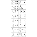 Caisse à outils composée de 85 outils