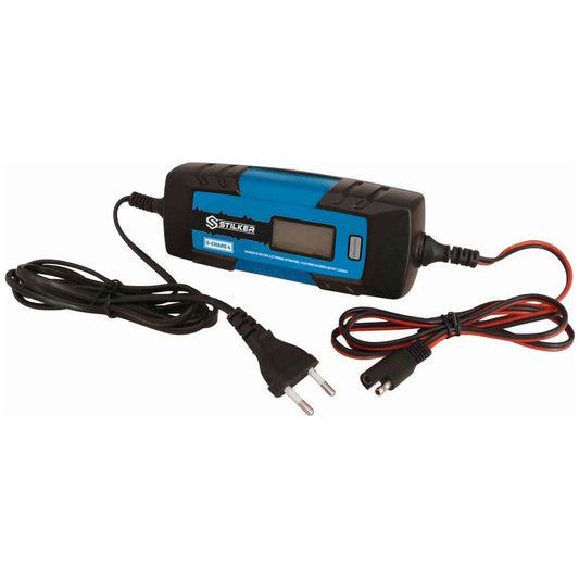 Chargeur électron. Auto 6-12V 4A + Accessoires