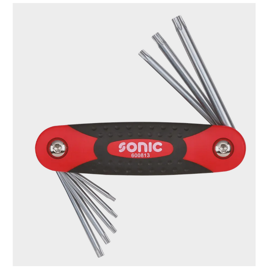 Clés mâles droites Torx en étui 8-pcs.