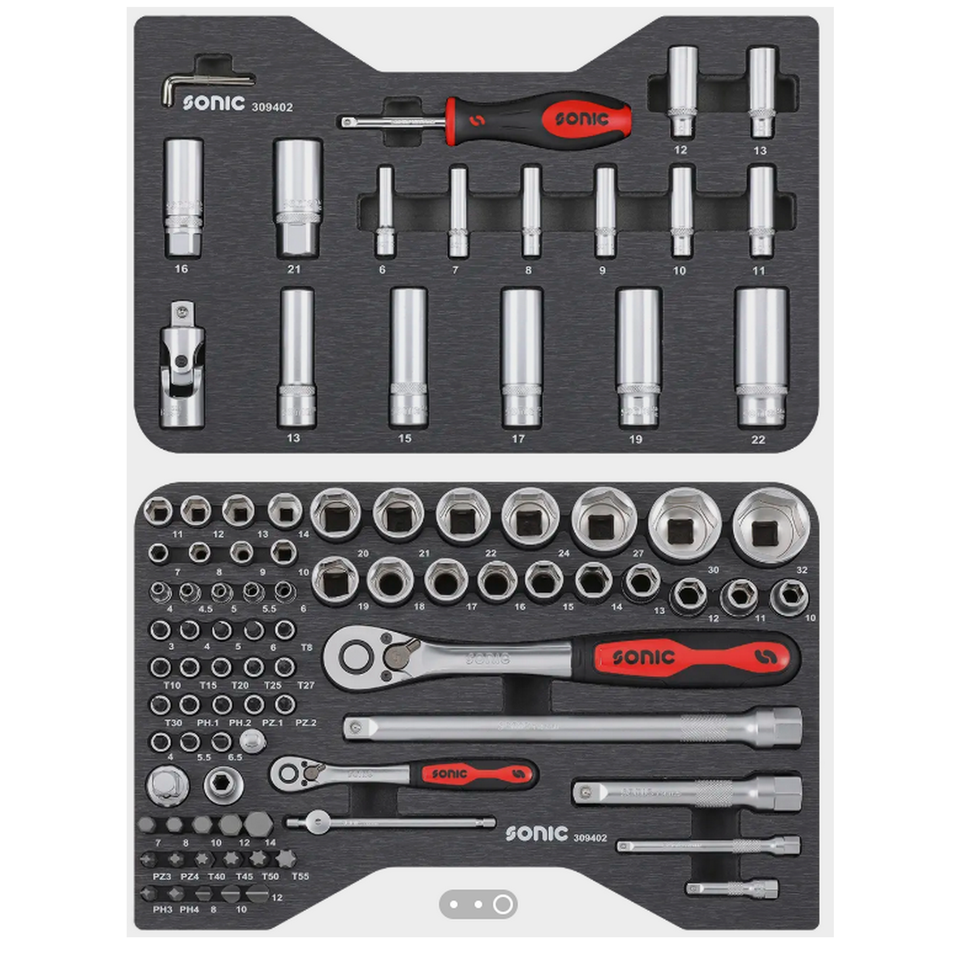 Coffret BMCS douilles 94-pcs. Sonic