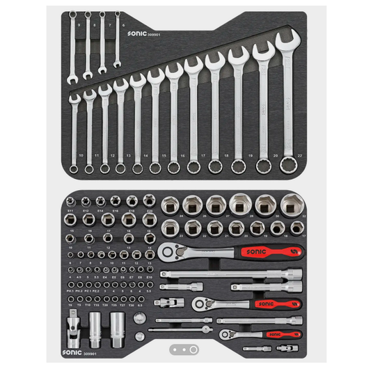 Coffret BMCS douilles 99-pcs. Sonic