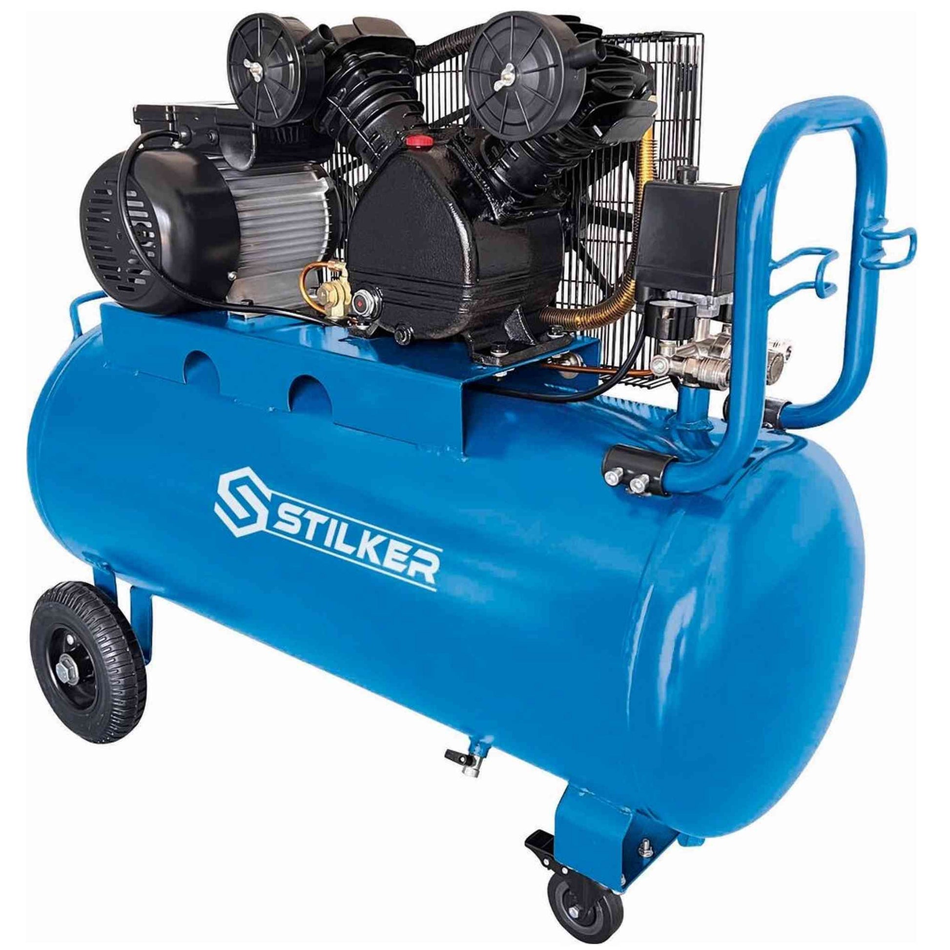 Compresseur à courroie 100L 3CV tête en V