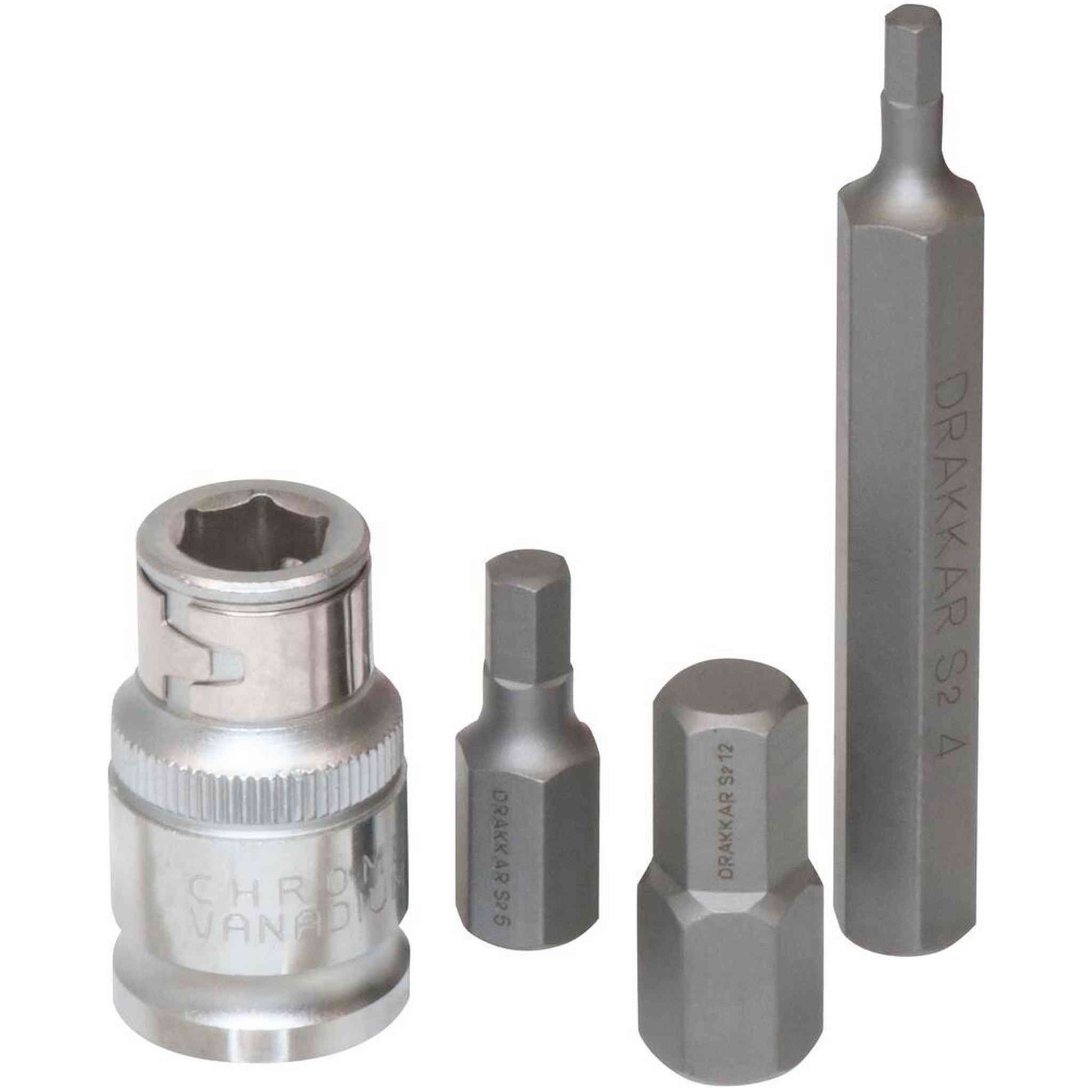 Embout hexagonal de 4 à 12mm douille 1/2" embouts de 15 pcs