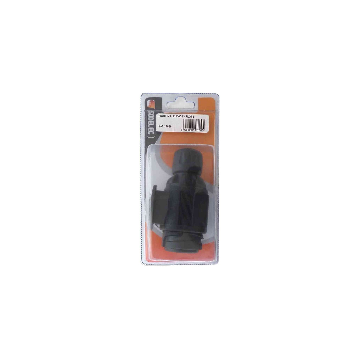 FICHE MALE 13 BROCHES PVC / COQUE